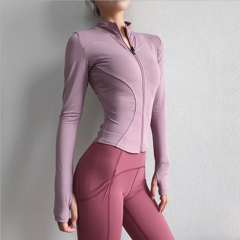 Women Sport Jacket Yoga Coat