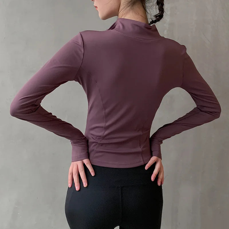 Women Sport Jacket Yoga Coat