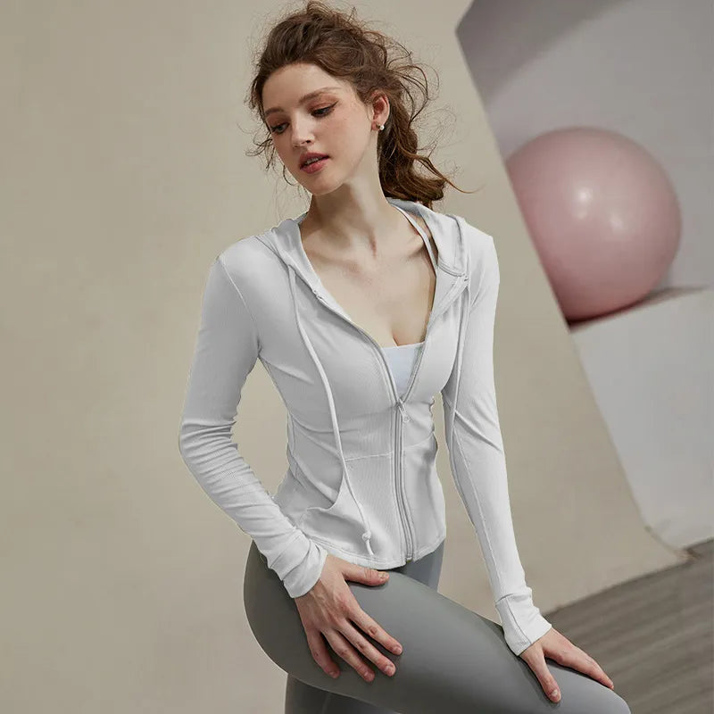 Women Sport Jacket Yoga Coat
