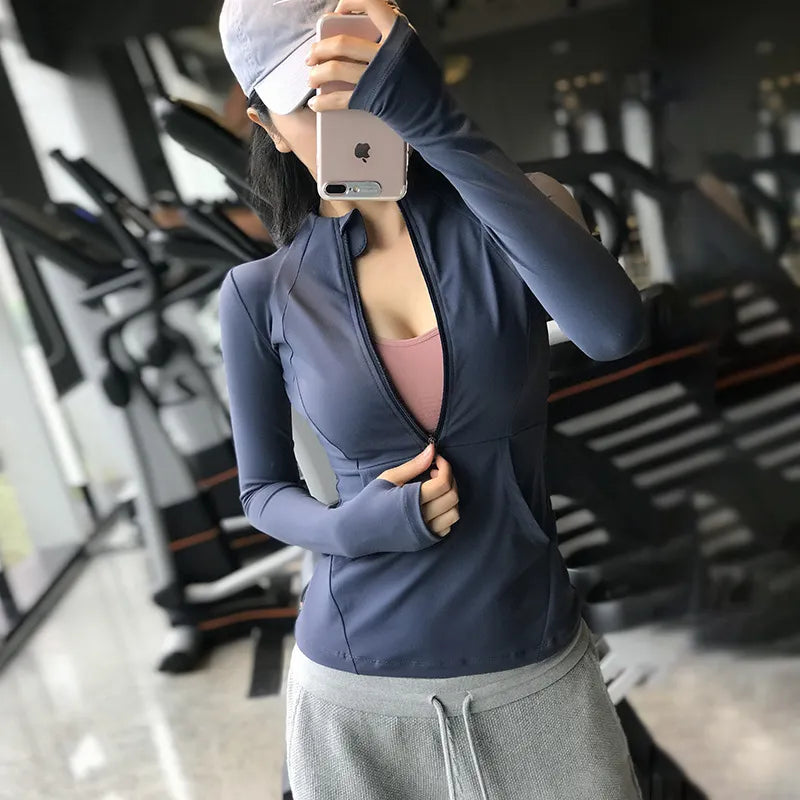 Women Sport Jacket Yoga Coat