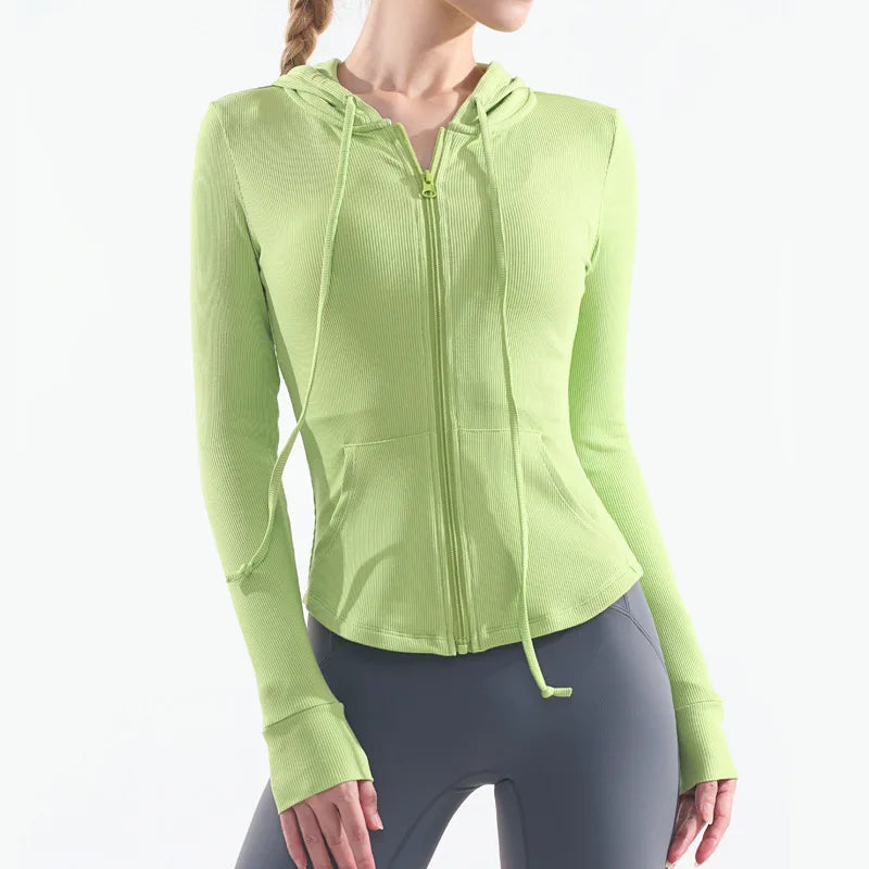 Women Sport Jacket Yoga Coat