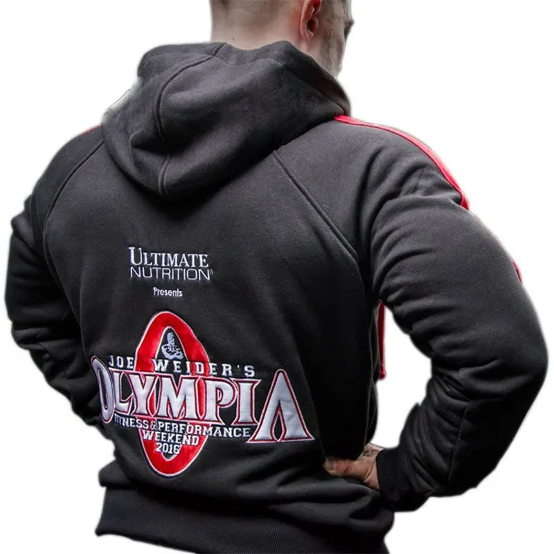Men Gyms Hoodies Gyms Fitness