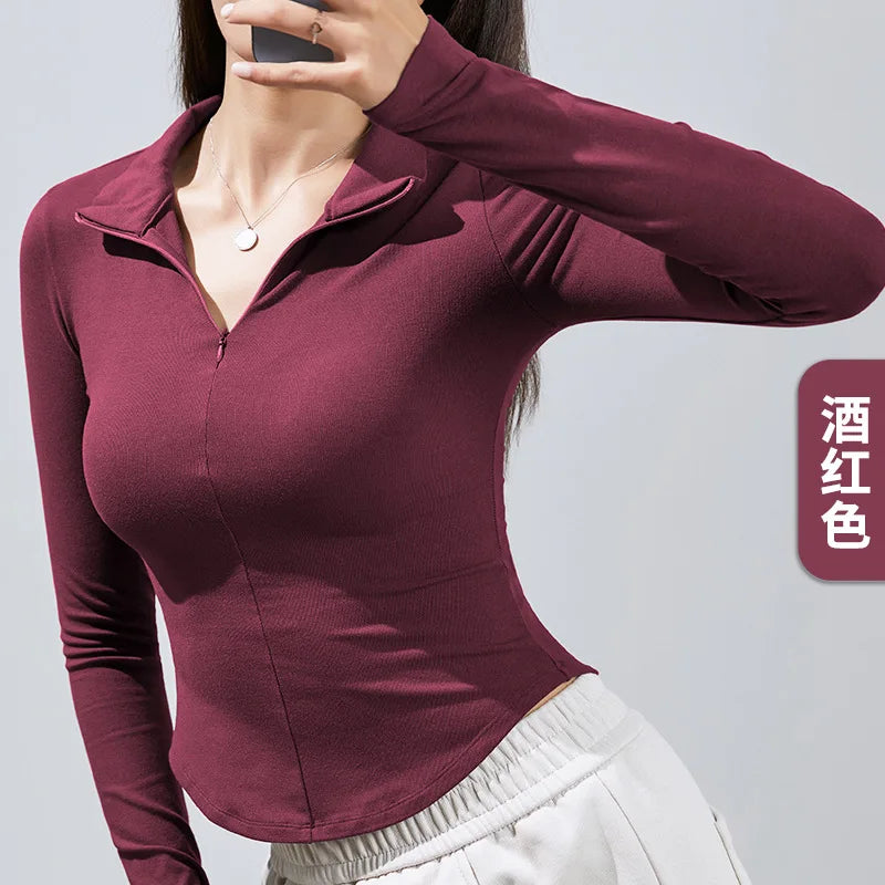 Women Sport Jacket Yoga Coat