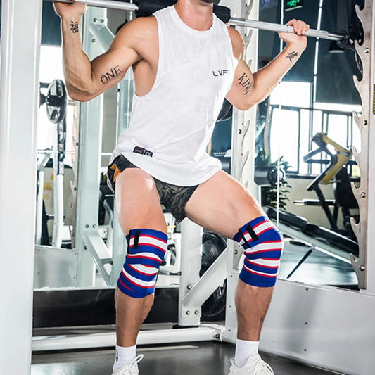 Knee Wraps Men Fitness Weight Lifting