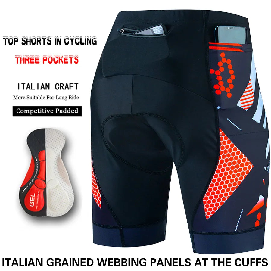 Three pocket Cycling Shorts Bike