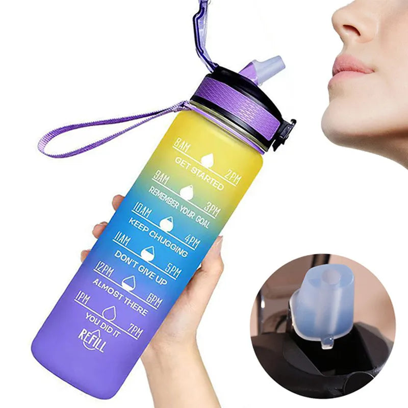 Water Bottle Motivational Sport Water