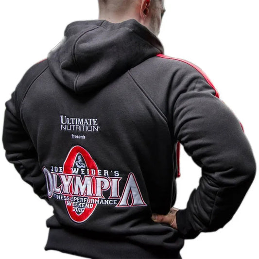 Men Gyms Hoodies Gyms Fitness