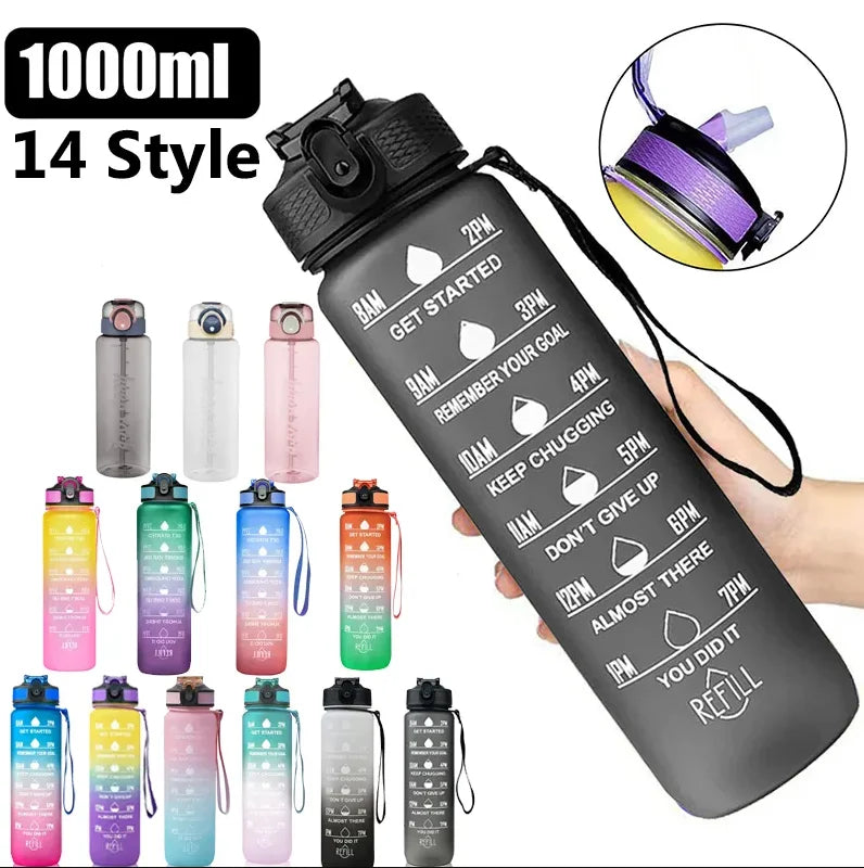 Water Bottle Motivational Sport Water