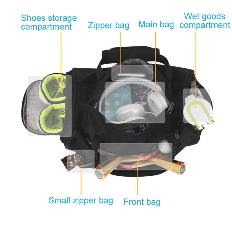 IX Large Gym Bag Fitness Bags
