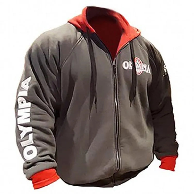 Men Gyms Hoodies Gyms Fitness